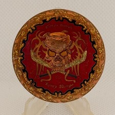 Pirate Skull Swords Tall Ship 1 Doubloon Copper Challenge Coin G 2