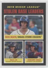 2020 Heritage Minor League Edition 2019 Leaders Johneshwy Fargas Nick Heath 3d5