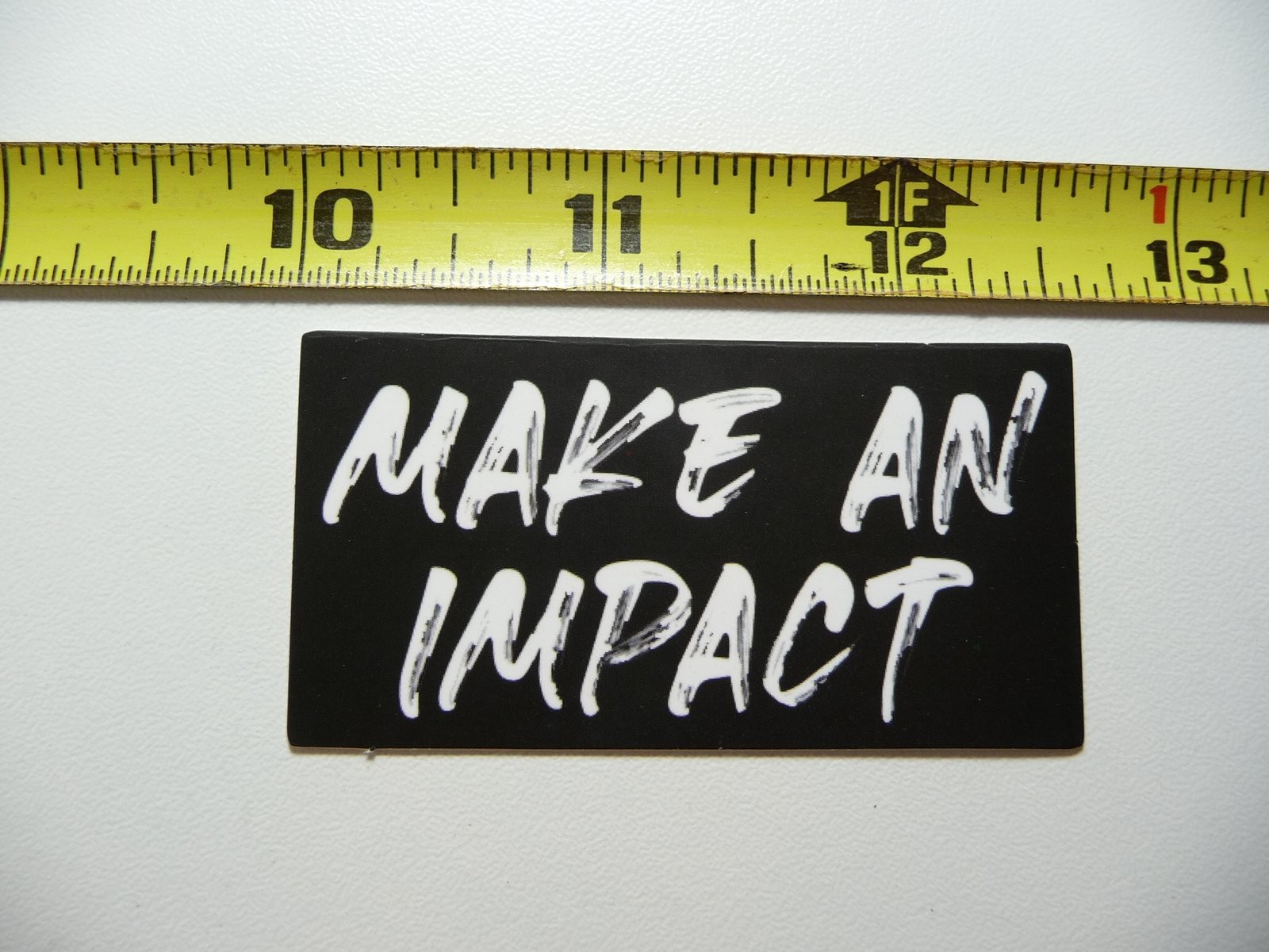 Motivational Impact Decal Sticker for Positive Vibes