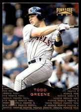 1997 Pinnacle Todd Greene #179 California Angels