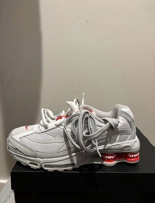 Nike Supreme x Shox Ride 2 White/Grey Fog Flat Platinum Men s DN1615-100