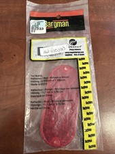 Reflector Red Adhesive Mount Oblong 4 3/8 Inch X 1 7/8 Inch