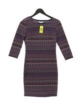 New Look Bodycon Midi Dress UK10 in Multi
