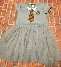 Harry Potter Hogwarts House Dress with Flip Sequin Tie Size 10/12 10 12 Tutu