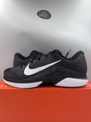 #ad #ad Nike Court Air Zoom Vapor 12 HC Black White FV5554 001 Size 10 Women $74.97