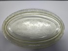 Vintage Hazel Atlas Florentine Yellow Oval Platter Depression Glass 11" — photo 5