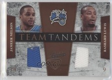 2009 Absolute Memorabilia Team Tandems Materials Jameer Nelson Rashard Lewis 1nh