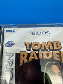 1996 Sega Saturn Tomb Raider Game Disc in Box w/Instructions