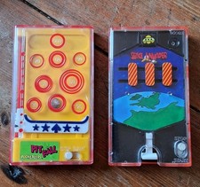 2 x Vintage 70s TOMY Palitoy Pocketeer Games Space invader & Pit Fall  