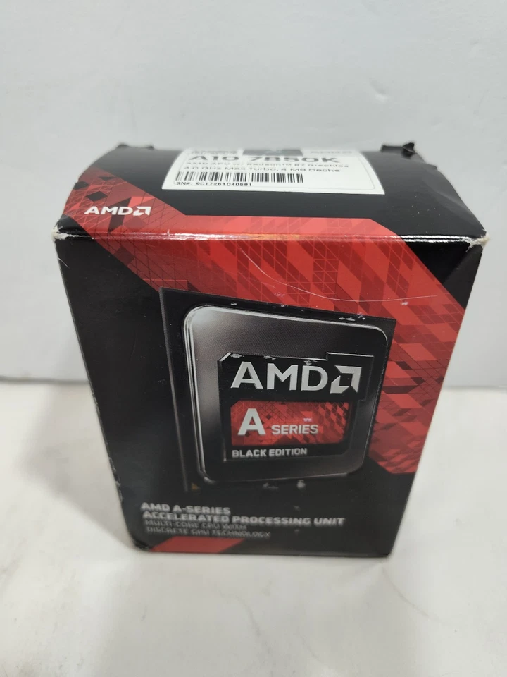 NEW AMD A10-7850K Quad-Core 3.7 GHz AD785KXBJABOX FM2+ Processor CPU w/ Cooler - Image 2 of 4