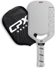 CPX MAX Raw Carbon Fiber T700 Pickleball Elongated Paddle Racket - Professional