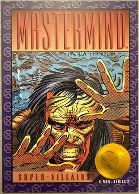 MASTERMIND - XAVIER'S FILES - SUPER-VILLAINS - MARVEL TRADING CARD #68