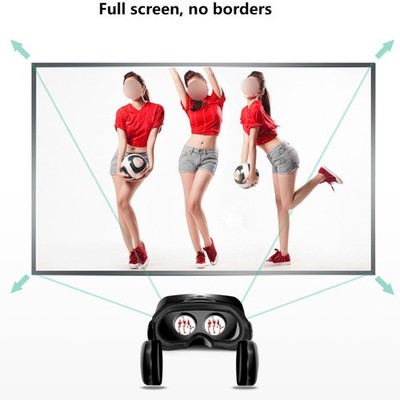 Verstellbares VR-Headset mit Controller für 5 bis 7 Zoll mobile Kompatibilität