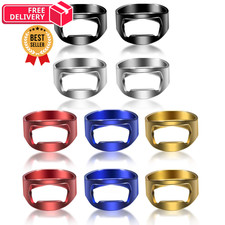 Boao 10 Pieces Ring Bottle Opener Stainless Steel Beer as pictures shown