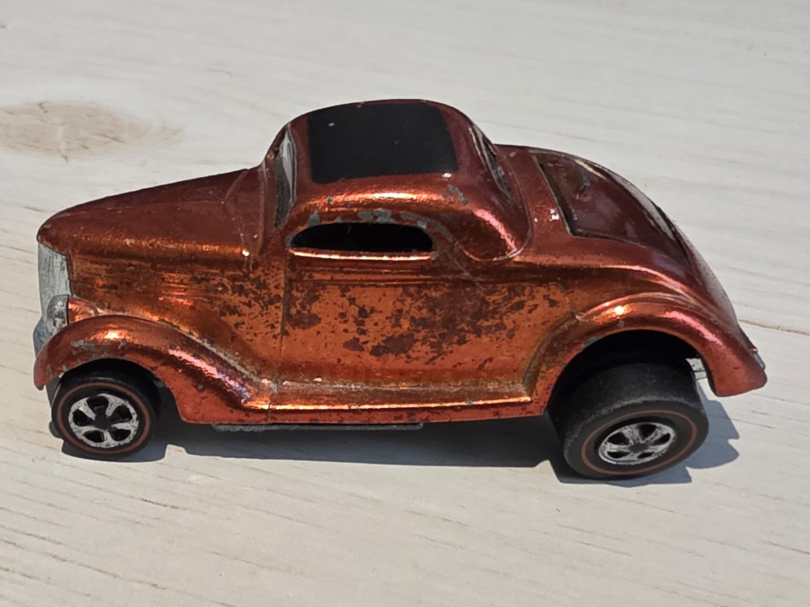 Hot Wheels Redline 1968 Classic '36 Ford Coupe US Orange Copper