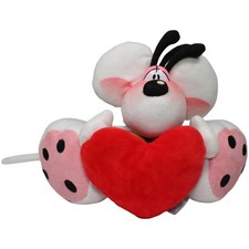 United Labels Diddl FOREVER, Diddl mit Herz Kuscheltier 35cm Gebraucht Maus 2016