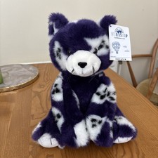 BNWT - Build A Bear purple ghost spooky kitty cat 
