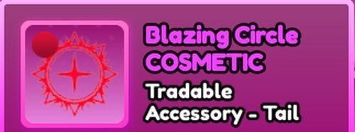 Roblox World Zero WZ - BLAZING CIRCLE - GLOW HEX ITEMS