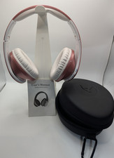 Rose Gold Bluetooth Headphones Wireless Over Ear Headset with Microphone Tested