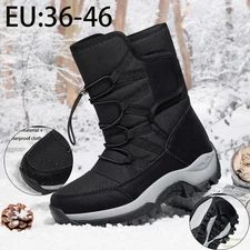 Winter Men's Snow Boots Waterproof Anti-slip Thickened Warm Cotton Shoes