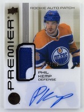 Phil Kemp 2024-25 Upper Deck Premier Bronze Auto Patch RC /249 #AR-PK Relic