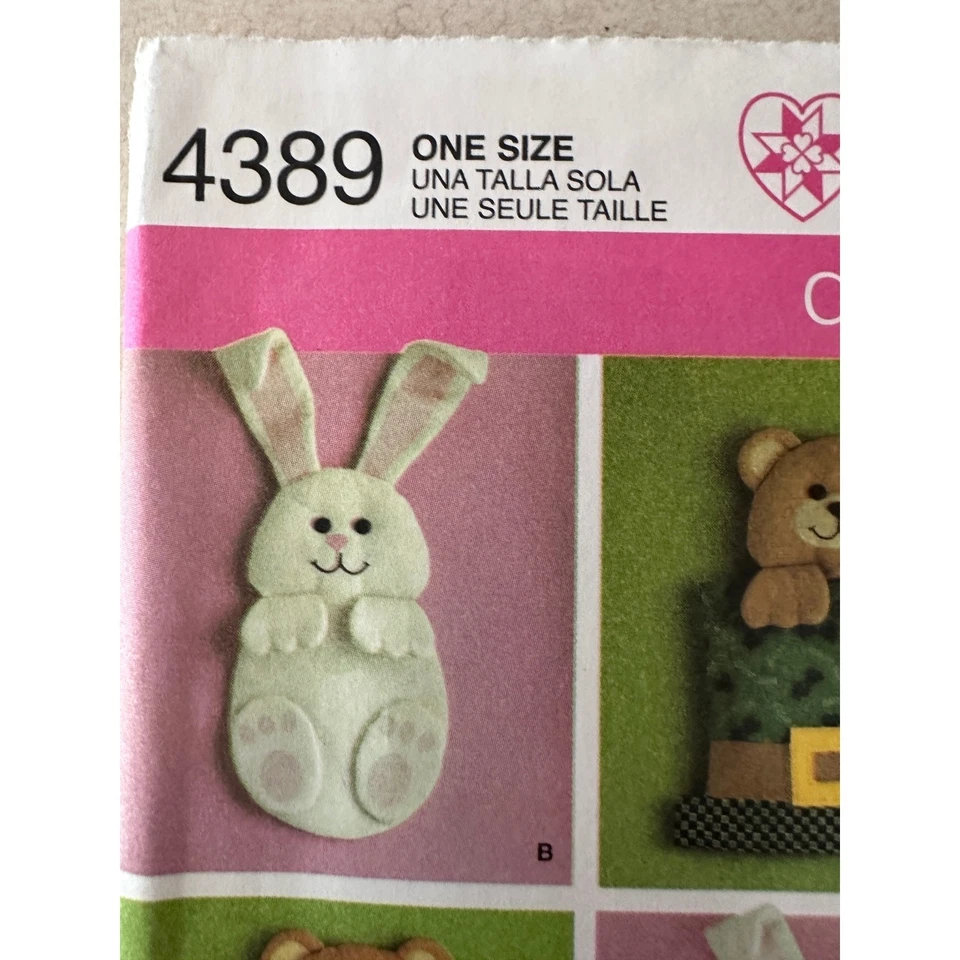 Simplicity Pattern 4389 Door Decorations Holidays UNCUT - Image 2 of 3