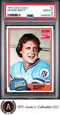 1981 Coca-Cola George Brett #2 PSA 10