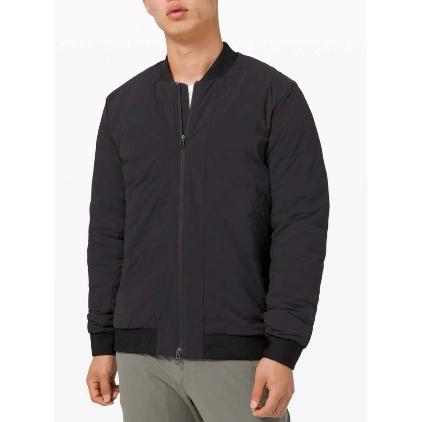 Lululemon Intermission Goose Down Bomber Jacket Men M Black Primaloft Full Zip
Opens in a new window