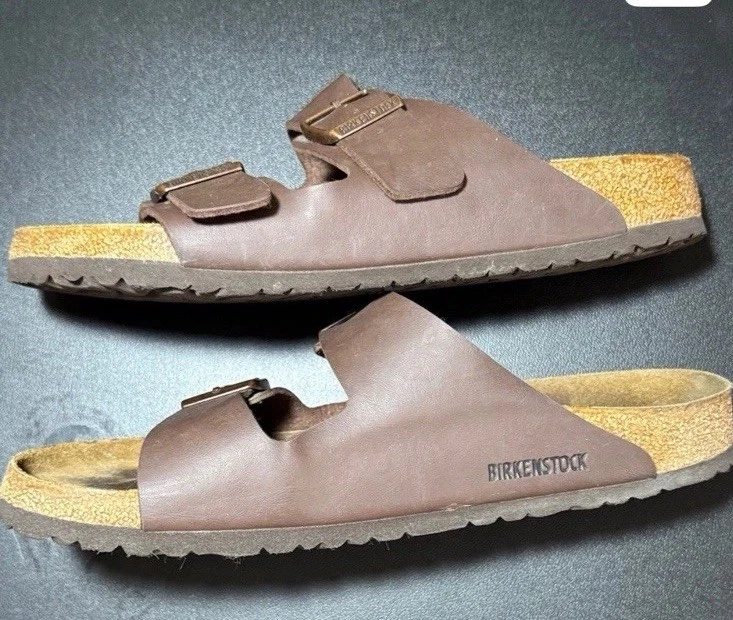 Sandalias Birkenstock Arizona Doble Correa Marrón Moca, Unisex - M10/10.5 W-11/11.5 Foto 4 de 4