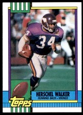 1990 Topps Herschel Walker Minnesota Vikings #105