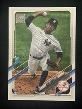 2021 Topps Series 1 #41 Deivi Garcia New York Yankees RC Rookie Card. rookie card picture