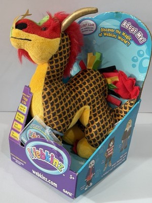 GANZ Webkinz Dragon Plush HM718 with Sealed Code 2013 | eBay