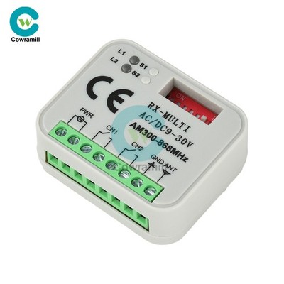 300-868MHz Multi-Frequency Receiver Rolling/Fixed Code Switch Controller On/Off
