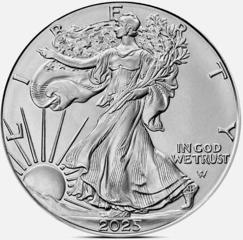 2025 1 oz .999 Fine Silver American Eagle $1 Coin BU
