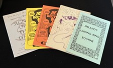 Lot of 5 Miscellaneous Magic Booklets-by different authors Good Condition