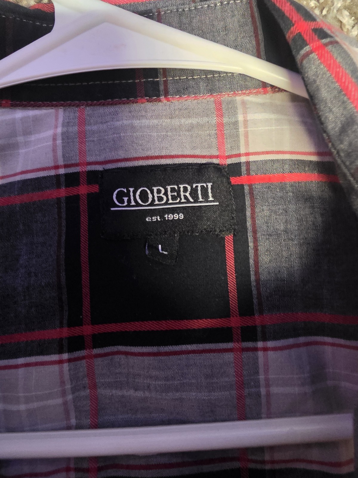Mens Collared Button Up SS gioberti - image 2
