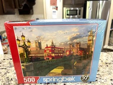 Springbok Westminster Bridge Jigsaw Puzzle 500 Pieces 15X23.5 - NEW