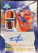 Teoscar Hernandez RC Auto 13/49 DUAL 2 Color PATCH Los Angeles Dodgers SUPERSTAR