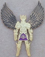 Guardian Angel Geocoin - Pol. Gold  A. Bronze - Activated  Adoptable - TB98K9H