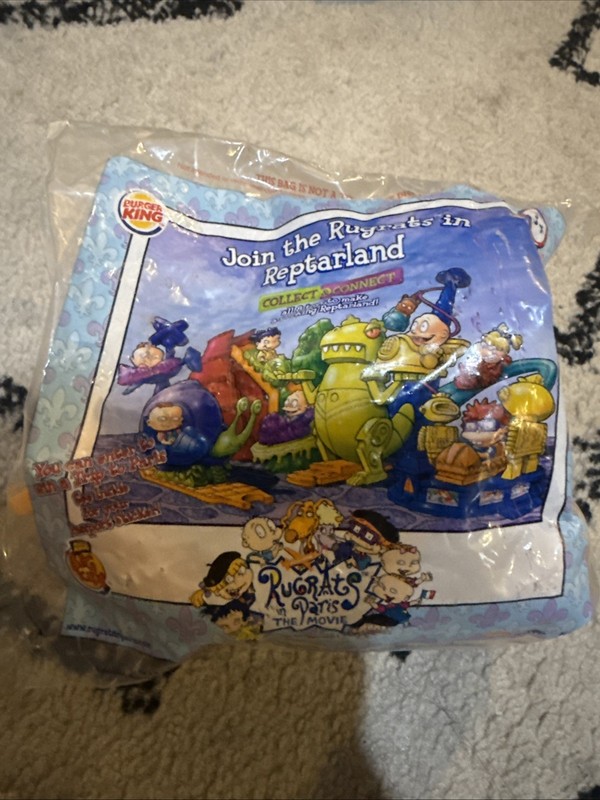 Join The Rugrats In Reptarland Burger King Toy Rugrats In Paris The Movie