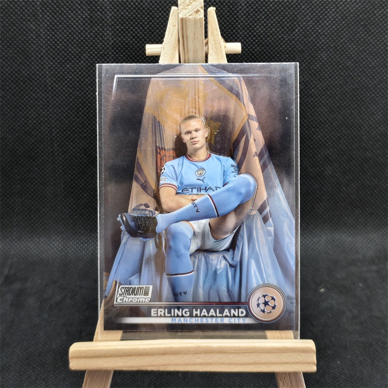 Erling Haaland 2022-23 Topps Stadium Club Chrome Man City #92