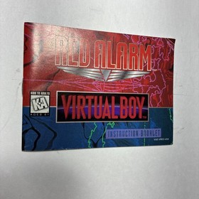 Red Alarm with box and manual (Nintendo Virtual Boy, 1995)