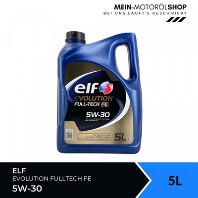 Elf Evolution Fulltech FE 5W-30 Fiat Mercedes MB 226.51 RN0720 Motoröl 5 Liter