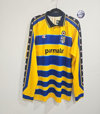 PARMA 1999/00 Home Champion RETRO soccer jersey HERNAN CRESPO #9 size XXL