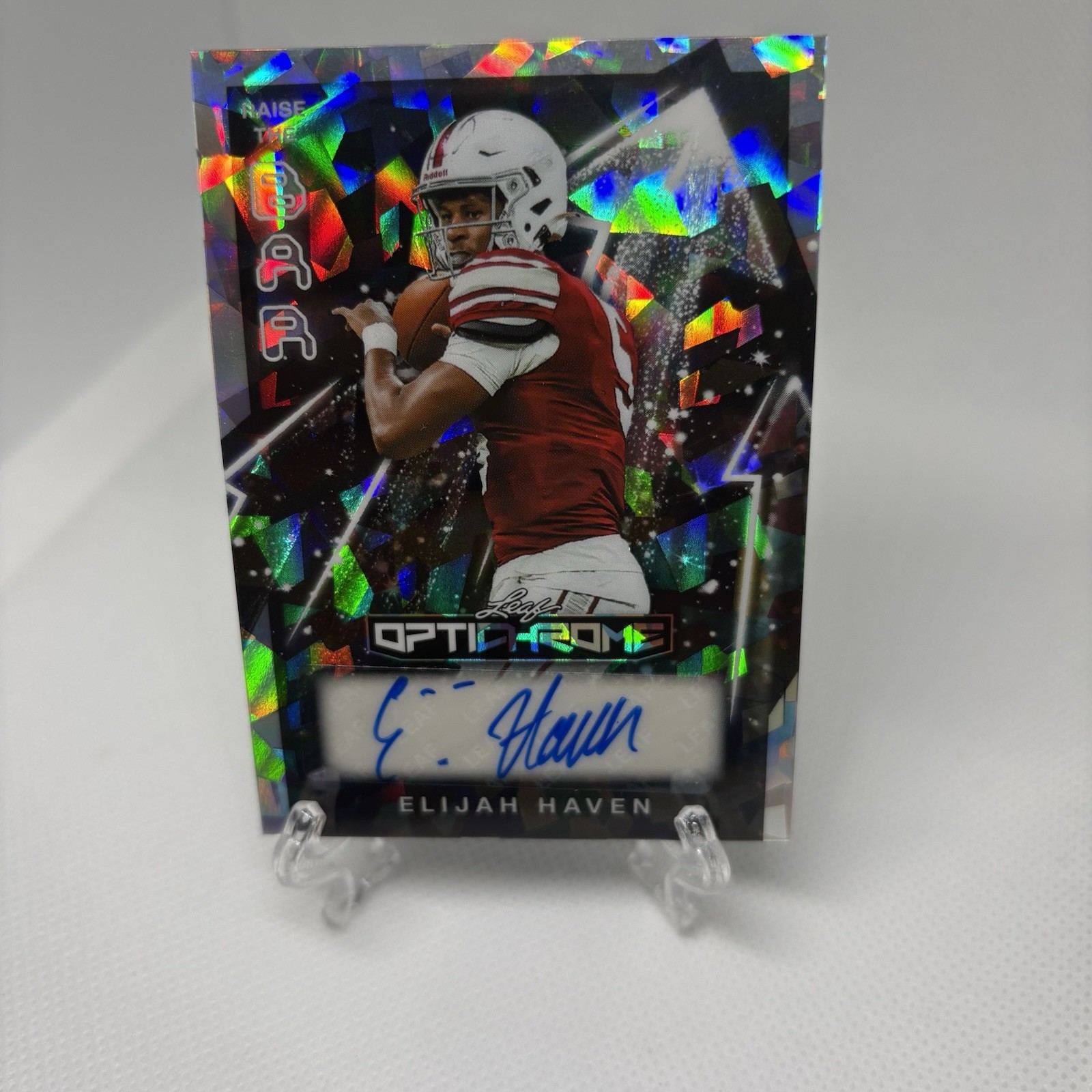 2026 Leaf Optichrome Elijah Haven Auto Raise The Bar Silver Crystal Alabama 3/10