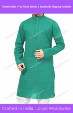 Mens Kurta Indian Clothing Fashion Shirt Mens Long Kurta Cotton India Dress