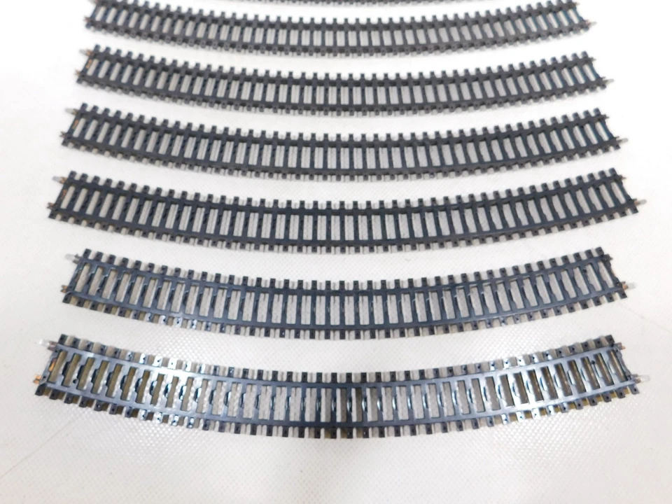 8x Märklin H0 AC Track Piece K-Track Curved: 2251 + 2241 Very Good/Mint #EF328-1 - Image 4 of 4
