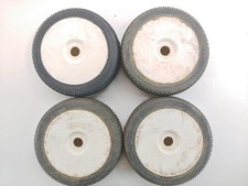4x Grp Tyres Cubic Off-road 18 Buggy Tires On 17mm Hex Wheels Used Losi Associa