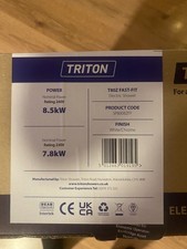 Triton T80Z SP8008zff 8.5KW Fast Fit Electric Shower White/Chrome