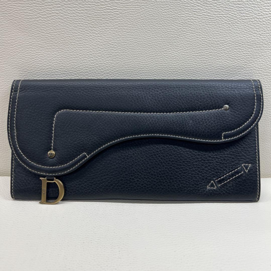 Vintage Christian Dior Clutch Bag Pouch Pre-Owned From Japan